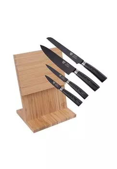 Подставка для ножей с набором ножей KURO BAMBOO / KURO Grwe, черный