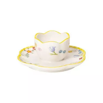 Подставка для яиц Весеннее пробуждение с блюдцем 10х4 см Villeroy & Boch, красочный