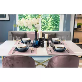 Подставка для столовых приборов Adam «Uni Collection», (2 шт.), сертифицирована GOTS, сделано в Германии, розовый