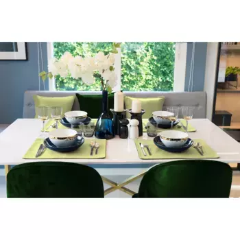 Подставка для столовых приборов Adam «Uni Collection Light», (2 шт.), сертифицирована GOTS, сделано в Германии, светло-зеленый