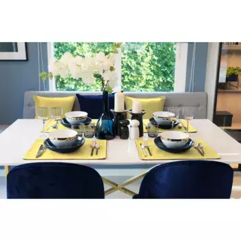 Подставка для столовых приборов Adam «Uni Collection Light», (2 шт.), сертифицирована GOTS, сделано в Германии, желтый