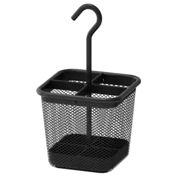 Подставка для столовых приборов, антрацит, 12x12 см, UPPDATERA IKEA