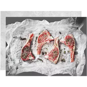 Подставка для столовых приборов APELT «3955 DELIKATESSEN - Мясо», (набор, 4 шт.), серый/красный/белый