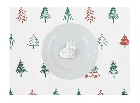 Подставка для столовых приборов Apelt Winterwelt Typ C, 35x5x48 см цвет wei/grn