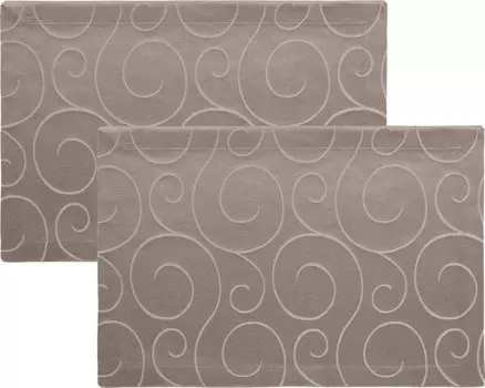 Подставка для столовых приборов Erwin Mller 2er-Pack 208982, 35x1x50 см, серо-коричневый