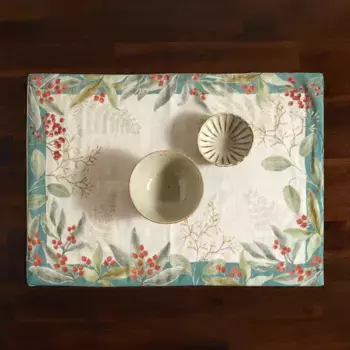 Подставка для столовых приборов из хлопка и льна Carelle El Corte Ingls, разноцветный