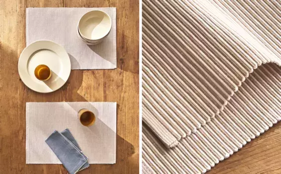 Подставка для столовых приборов из игольчатого шнура Zara Home, бежевый