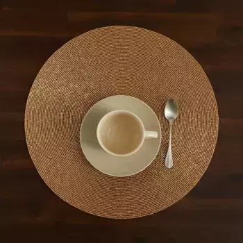 Подставка для столовых приборов из ПВХ-бусинок El Corte Ingls, золото