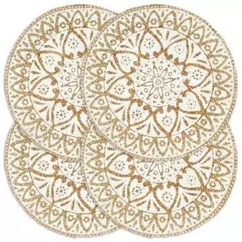 Подставка для столовых приборов (набор из 4 шт.) 298771 1 Vidaxl, белый