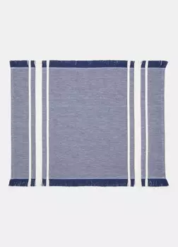 Подставка для столовых приборов с полосатым узором Croff, синий