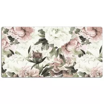 Подставка для столовых приборов Tulup mit einem Strau rosa Blumen, 120x60x1 см, синий