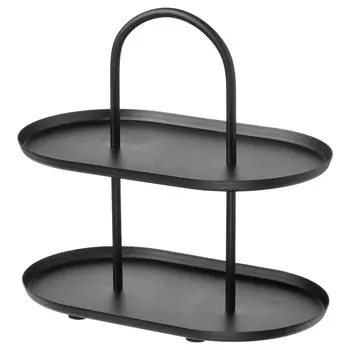 Подставка для торта 2-х ярусная, черная, SOMMARGA IKEA