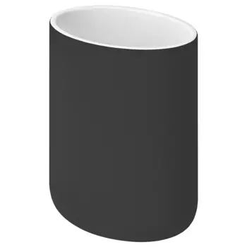 Подставка для зубных щеток, темно-серый, 11 см, EKOLN IKEA