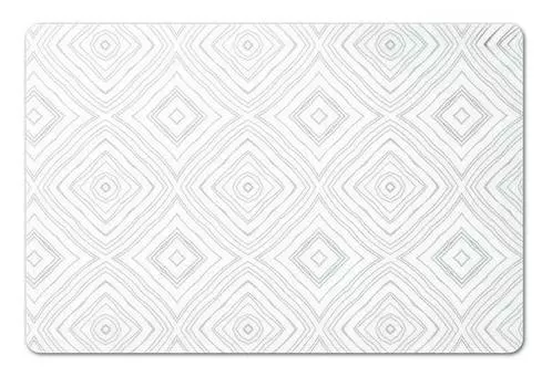 Подставка под стол "графика", пластик. Zeller, белый