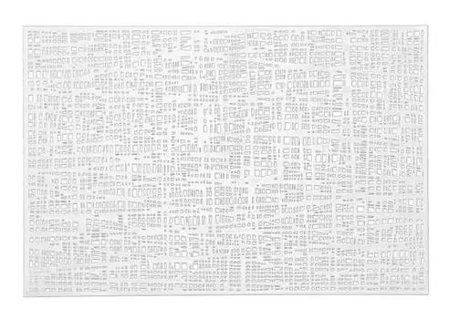 Подставка под стол "каракула", пластик, Zeller, белый