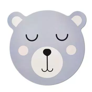 Подставка под стол «мишка», пластик, Zeller, синий