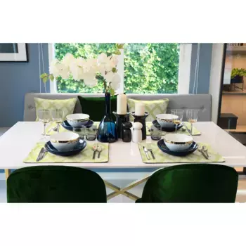 Подставка под столовые приборы Adam «Moroccan Shiraz Light», (2 шт.), органический GOTS, сертифицирован CERES 0242, сделано в Германии, светло-зеленый