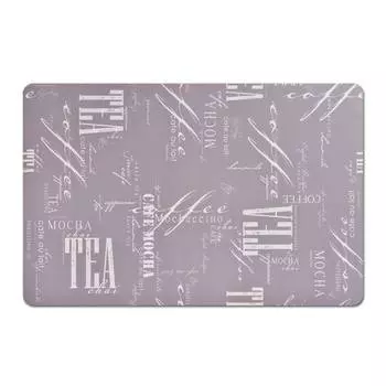 Подставка под столовые приборы «кофе и чай», пластик, Zeller, серый