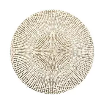 Подставка под столовые приборы "вырез", пластик, круглая. Zeller, желтый