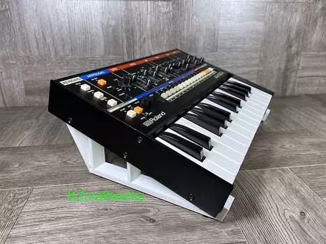 Подставка под углом 18 для контроллера Roland Boutique K-25M - Цвет БЕЛЫЙ - от производителя KZcraftworks - Продавец из США K-25m Boutique Series