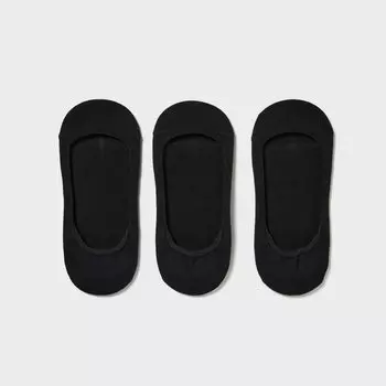 Подставки для ног, 3 пары (низкий вырез) UNIQLO, черный