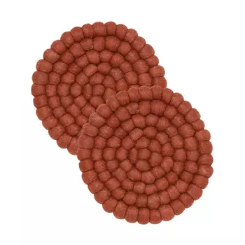 Подставки под горячее Svanefors Nisha, 2 предмета, коричнево-красный