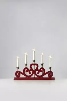 Подсвечник адвента eneby Marksljd, красный