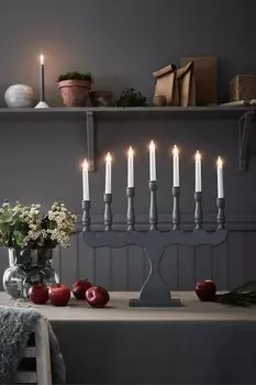 Подсвечник адвента svaneholm Marksljd, серый