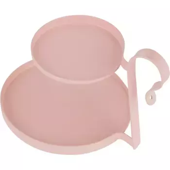 Подсвечник andas «Storage», подставка для торта, поднос, матовая поверхность, металл, высота 17,5 см, цвет rose