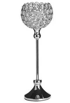 Подсвечник Beliani ESTERNAY, серебряный