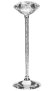 Подсвечник Beliani KOFI, серебряный