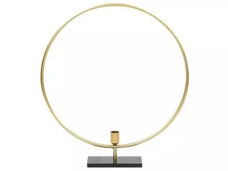 Подсвечник Beliani SERAM, черный/золотой