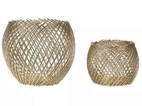 Подсвечник Beliani TANDUY 2 шт, золотой