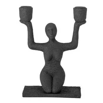 Подсвечник Bloomingville Lucie mit 2 Becher, черный