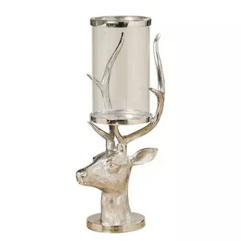 Подсвечник Boltze Home Hirsch, серебряный