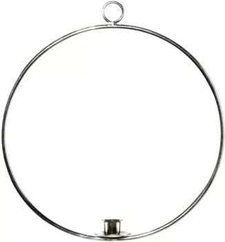 Подсвечник Creativ deco "Новогодние украшения", (1 шт.), подвесное освещение 40 см, цвет silberfarben