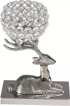 Подсвечник для дома "Мирабель на олене" Home affaire 10х22х15 см, цвет silberfarben