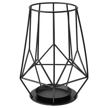 Подсвечник для формовой свечи, черный, 21 см, PRLBAND IKEA
