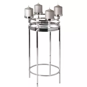 Подсвечник Fink «MODENA», (1 шт.), подсвечник для венка MODENA, ок. 38 см, цвет silberfarben