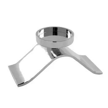 Подсвечник Fink Wave, серебряный