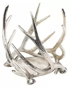 Подсвечник Kobolo KERZENGEWEIH, серебряный