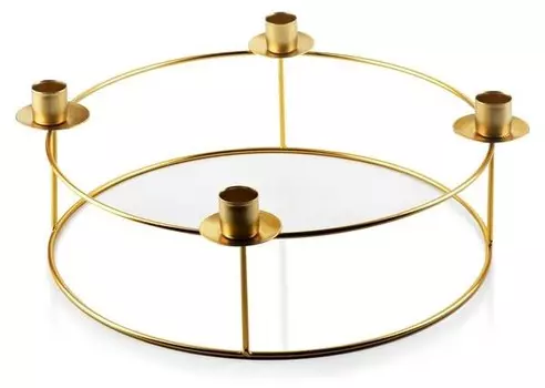 Подсвечник Mondex CEDRIC, золотой