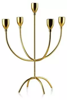 Подсвечник Mondex CEDRIC, золотой