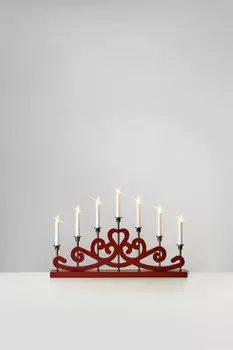 Подсвечник nightfall адвент Marksljd, красный