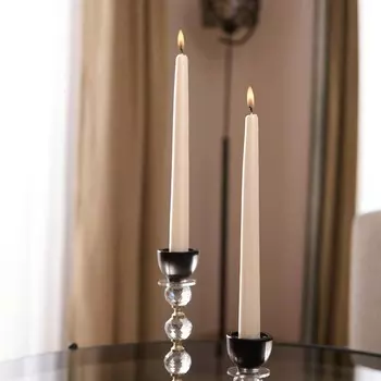 Подсвечник Objevi, 2 предмета Свеча - Белый - 25 см