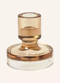 Подсвечник Петра, высота: 8 см. Broste Copenhagen, оранжевый