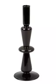 Подсвечник Present Time Sparkle Tall, черный