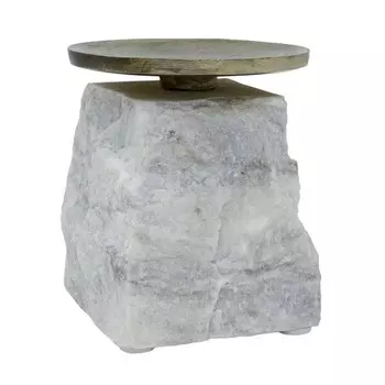 Подсвечник PTMD Collection Nimo, белый