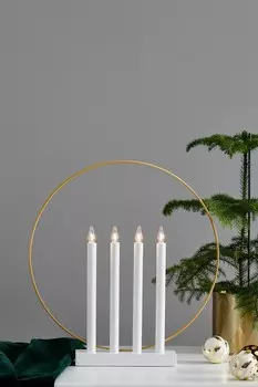 Подсвечник славы Star Trading, белый