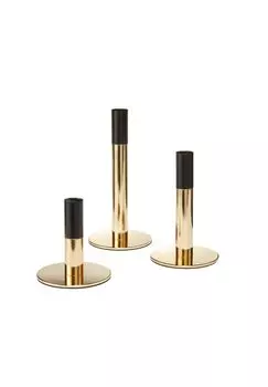 Подсвечник Золотой Черный Goebel, черный